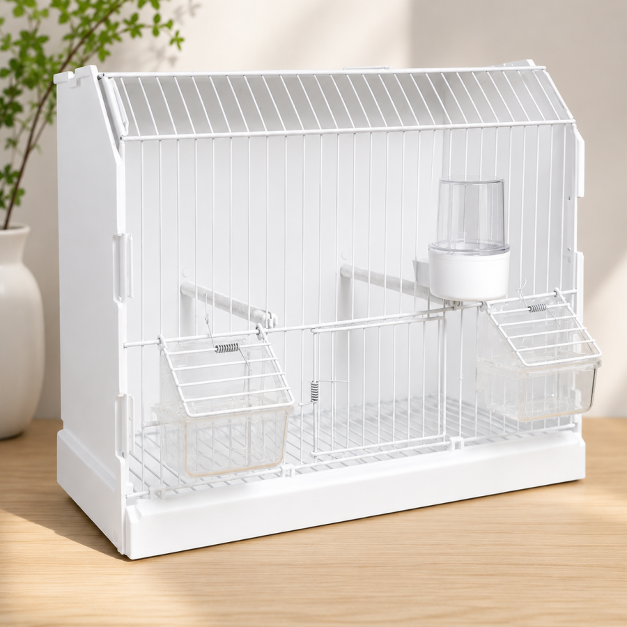 White Display Cage